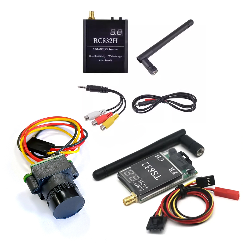 Fpv Drone Antenna - TS832 Ontvanger + RC832 + 1000TVL