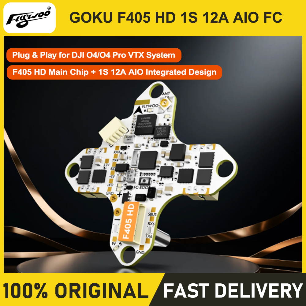 FLYWOO GOKU F405 HD 1S 12A AIO - Fpv Drone Flight Controller recensie en prijs
